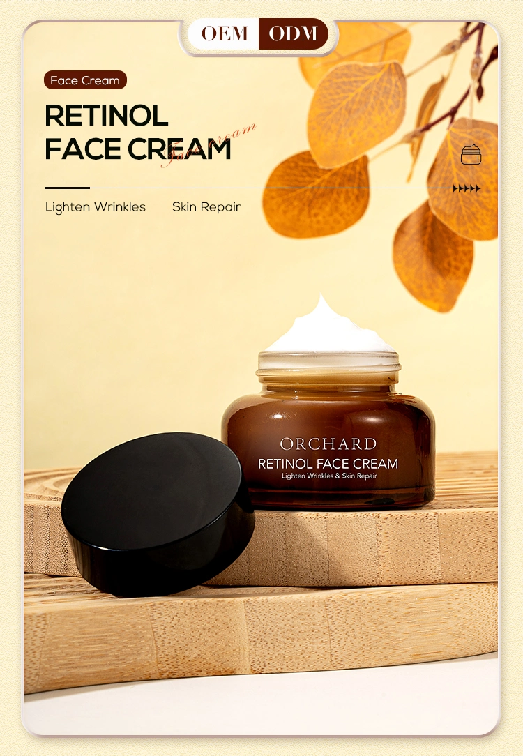 Private Label Wholesale Facial Skincare Anti Aging Moisturizer Retinol Face Cream