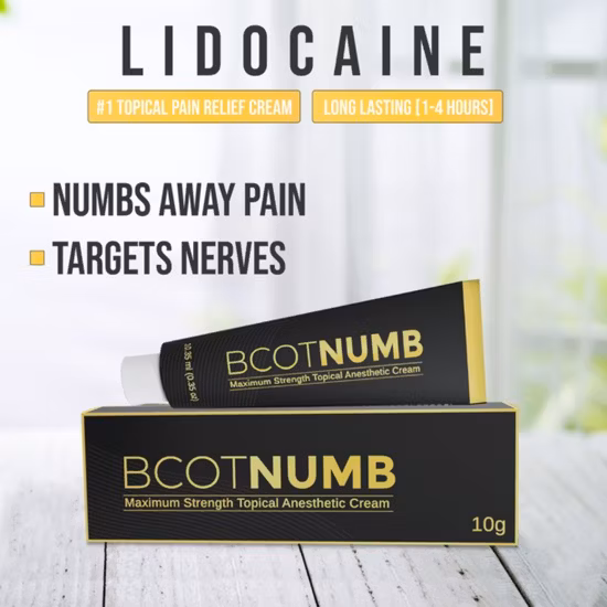 공장 OEM Bcot 마비 크림 피어싱 메이크업 눈썹 자수