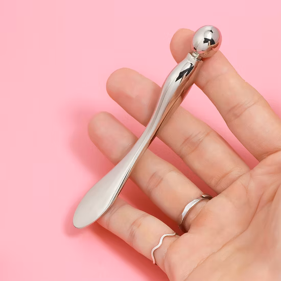 도매 세럼 어플리케이터 마사지 롤러 럭셔리 스킨케어 크림 페이스 페이셜 메이크업 스쿠프 아이스 롤러